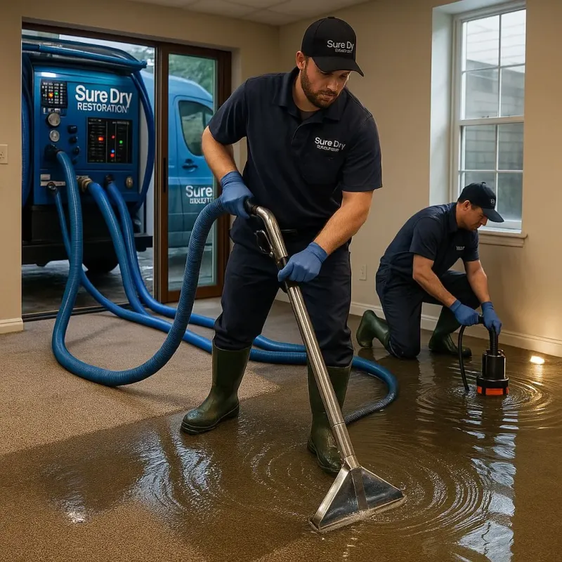 Water Extraction and Removal process in Oak Grove, TN